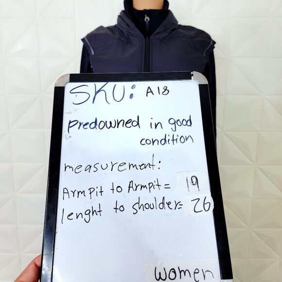 Lululemon Women's Heathered Black Snug Sprinter Full-Zip Running Jacket Size 8 - Picture 9 of 9